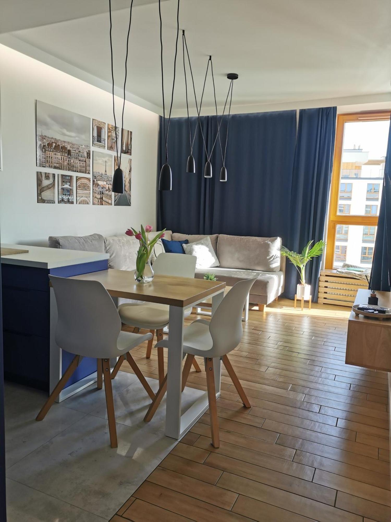 Wola Blue Modern Apartment Warsaw Exterior photo